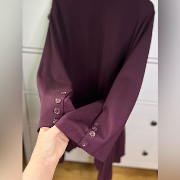 Torrid size 6x open cardigan jacket blazer Ponte Fabric Mixed Peplum top likenew - Picture 11 of 17